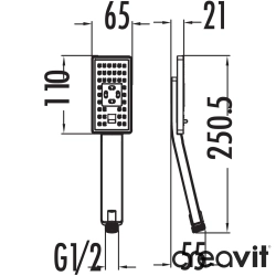Creavit - Creavit El Duşu Takımı, 3 Akışlı
