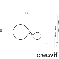 Creavit - Creavit Sense Mezopotamya Kumanda Paneli, Terrakota