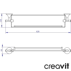 Creavit - Creavit Neo Cam Etajer, Altın - MA.NO12021G