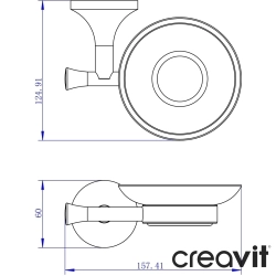 Creavit - Creavit Neo Cam Sabunluk, Altın