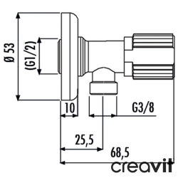 Creavit - Creavit Ara Musluk - MS.AC30G