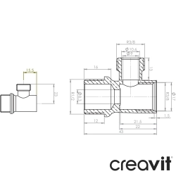 Creavit - Creavit Ara Musluk - MS.AC42F