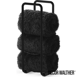 Decor Walther - Decor Walther Dikey Havluluk, 27 cm, Mat Siyah (Tezgah Üzeri) - 859160