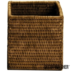 Decor Walther - Decor Walther Basket Kare Kutu Malzemelik, Kahve (Tezgah Üzeri) - BASKETBOD-D