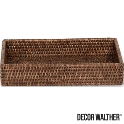 Decor Walther - Decor Walther Basket Aksesuar Tepsisi, Kahve (Tezgah Üzeri) - BASKETTAB2-D