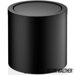 Decor Walther - Decor Walther Sallanır Kapaklı Çöp Kovası, Mat Siyah (7 Litre) - DW125-N