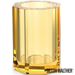 Decor Walther - Decor Walther Kristall Diş Fırçalığı, Amber (Tezgah Üzeri, Cam) - KRBER-A