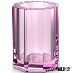 Decor Walther - Decor Walther Kristall Diş Fırçalığı, Pembe (Tezgah Üzeri, Cam) - KRBER-P