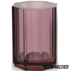 Decor Walther - Decor Walther Kristall Diş Fırçalığı, Bordo (Tezgah Üzeri, Cam) - KRBER-RB