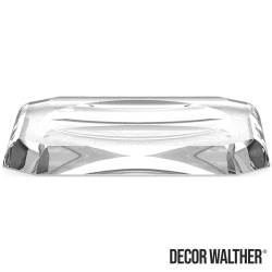 Decor Walther - Decor Walther Kristall Tepsi Sabunluk, Şeffaf (Tezgah Üzeri, Cam) - KRKS-C