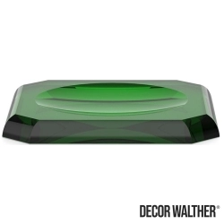 Decor Walther - Decor Walther Kristall Tepsi Sabunluk, Yeşil (Tezgah Üzeri, Cam) - KRKS-G