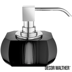 Decor Walther - Decor Walther Kristall Sıvı Sabunluk, Krom/Antrasit (Tezgah Üzeri, Cam) - KRSSP-CRN