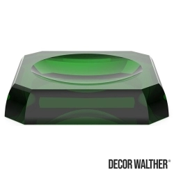 Decor Walther - Decor Walther Kristall Sabunluk, Yeşil (Tezgah Üzeri, Cam) - KRSTS-G