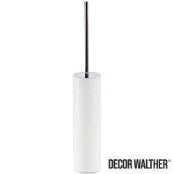 Decor Walther - Decor Walther Stone Tuvalet Fırçalığı, Beyaz/Corian/Krom (Yerden) - STONESBG-CR