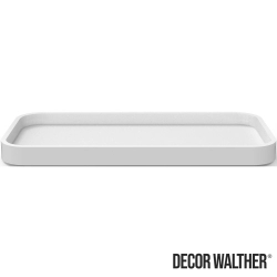 Decor Walther - Decor Walther Stone Aksesuar Tepsisi, Beyaz/Corian (Tezgah Üzeri) - STONETAB