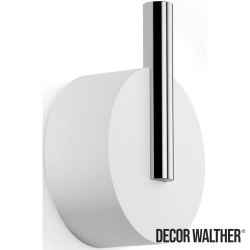 Decor Walther - Decor Walther Stone Askı, 3,5 cm, Beyaz/Corian/Krom - STONEWHK-CR