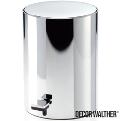 Decor Walther - Decor Walther Pedallı Çöp Kovası, Yavaş Kapanır (7 Litre) - TE50-CR