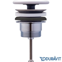 Duravit - Duravit Universal Seramik Tapa Takımı Süzgeç, Beyaz