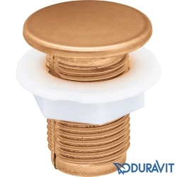 Duravit - Duravit Su Taşma Deliği Kapağı, 25 mm, Fırçalı Bakır