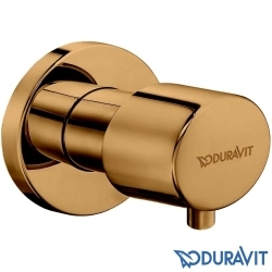 Duravit - Duravit Ankastre Stop Valf, Fırçalı Bakır