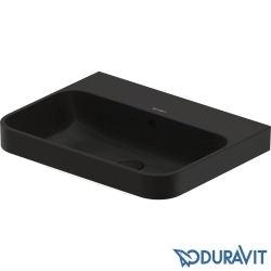 Duravit - Duravit Happy D.2 Plus Tezgah Üstü Lavabo, 60 cm, Mat Antrasit