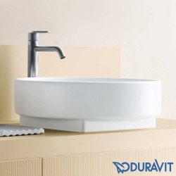 Duravit - Duravit Balcoon DuraShield HygieneGlaze Plus Çanak Lavabo, 45 cm, Beyaz İpeksi Mat