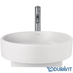 Duravit - Duravit Balcoon DuraShield HygieneGlaze Plus Çanak Lavabo, 45 cm, Beyaz İpeksi Mat