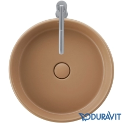Duravit - Duravit Balcoon DuraShield Çanak Lavabo, 45 cm, Kil Terra Mat