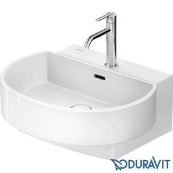 Duravit - Duravit Balcoon DuraShield HygieneGlaze Plus D-Shaped Çanak Lavabo, 55 cm, Parlak Beyaz