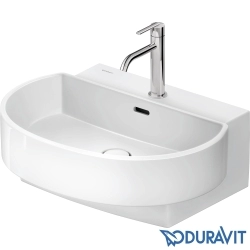 Duravit - Duravit Balcoon DuraShield HygieneGlaze Plus D-Shaped Çanak Lavabo, 60 cm, Parlak Beyaz