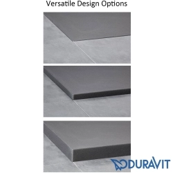 Duravit - Duravit Sustano 80x80 Kare Sıfır Zemin Duş Teknesi, Mat Krem (Kesilebilir)
