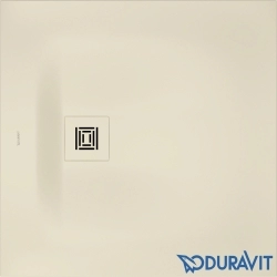 Duravit - Duravit Sustano 80x80 Kare Sıfır Zemin Duş Teknesi, Mat Krem (Kesilebilir)