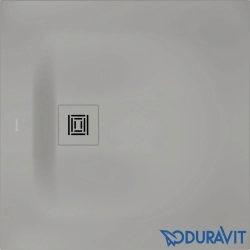 Duravit - Duravit Sustano 80x80 Kare Sıfır Zemin Duş Teknesi, Mat Açık Gri (Kesilebilir)