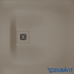Duravit - Duravit Sustano 80x80 Kare Sıfır Zemin Duş Teknesi, Mat Beton Gri (Kesilebilir)