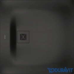 Duravit - Duravit Sustano 80x80 Kare Sıfır Zemin Duş Teknesi, Mat Koyu Gri (Kesilebilir)