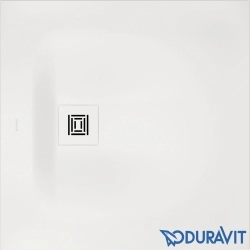 Duravit - Duravit Sustano 80x80 Kare Sıfır Zemin Duş Teknesi, Mat Saten Beyaz (Kesilebilir)