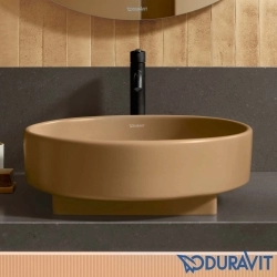 Duravit - Duravit Balcoon Tezgah Üstü Lavabo Bataryası, Mat Siyah (XL Boy)