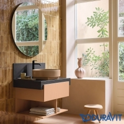 Duravit - Duravit Balcoon Tezgah Üstü Lavabo Bataryası, Mat Siyah (XL Boy)