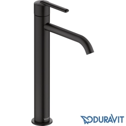 Duravit - Duravit Balcoon Tezgah Üstü Lavabo Bataryası, Mat Siyah (XL Boy)