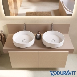 Duravit - Duravit Balcoon Tezgah Üstü Lavabo Bataryası, Paslanmaz Çelik (XL Boy)