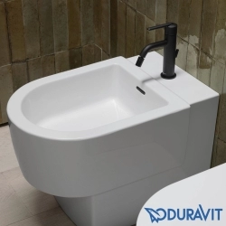 Duravit - Duravit Balcoon Bide Bataryası, Mat Siyah (Sifon Kumandalı)