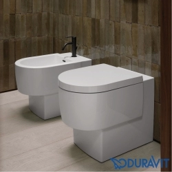 Duravit - Duravit Balcoon Bide Bataryası, Mat Siyah (Sifon Kumandalı)