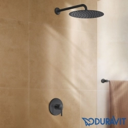 Duravit - Duravit Balcoon Ankastre Duş Bataryası, Mat Siyah (Sıva Üstü Grubu)