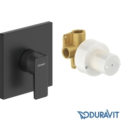 Duravit - Duravit Manhattan Ankastre Duş Bataryası, Mat Siyah
