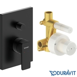 Duravit - Duravit Manhattan Ankastre Banyo Bataryası, Mat Siyah