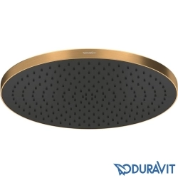 Duravit - Duravit TH Ankastre Termostatik Banyo Bataryası, Tepe ve El Duşu Seti, Fırçalı Bakır