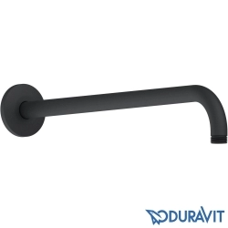 Duravit - Duravit TH Ankastre Termostatik Banyo Bataryası, Tepe ve El Duşu Seti, Mat Siyah