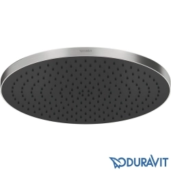 Duravit - Duravit TH Ankastre Termostatik Banyo Bataryası, Tepe ve El Duşu Seti, Paslanmaz Çelik