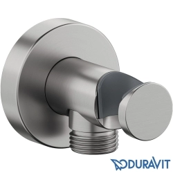 Duravit - Duravit TH Ankastre Termostatik Banyo Bataryası, Tepe ve El Duşu Seti, Paslanmaz Çelik