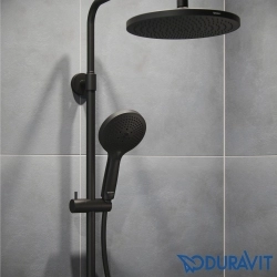 Duravit - Duravit TH 1050 Termostatik Duş Bataryalı Duş Sistemi, Mat Siyah